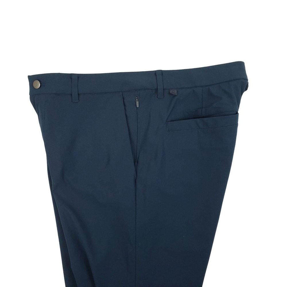 Lululemon Commission Classic-Fit Chino Pant Warpstreme Navy Men's 34x32 - Picture 5 of 10
